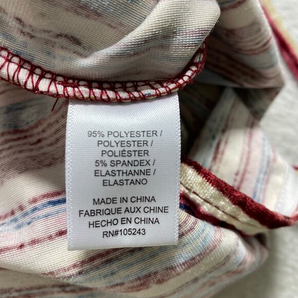 Hiatus Crushed Velvet Striped Jumpsuit Women L Burgundy Boho Hippie Wide Leg 90s - Picture 6 of 11